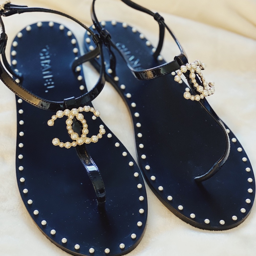 Authentic Chanel sandals